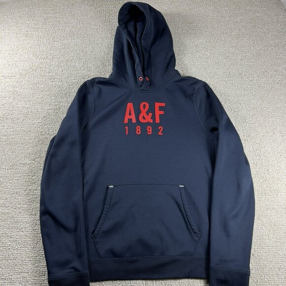 Abercrombie & Fitch Other - Abercrombie and Fitch Active Hoodie Blue Red Men’s Size Large
